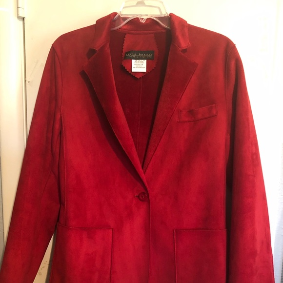 Pretty Red Blazer by Harve Bernard in Size 10 - Picture 2 of 7